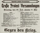 24. Mai 2014: Reihe zum 1. Weltkrieg: „Kriegssozialismus“