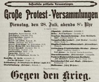 24. Mai 2014: Reihe zum 1. Weltkrieg: „Kriegssozialismus“